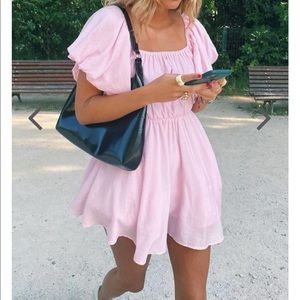 Paris is Calling, mini pink dress from Verge Girl, size 2